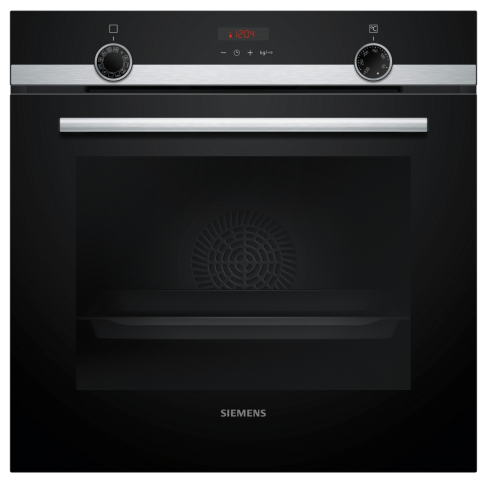 Horno multifunción Siemens HB574AER4 iQ300, 71 litros, pirólisis, humidClean, cookControl 10, perfectCooking 3D, raíl telescópico, clase A+, inox