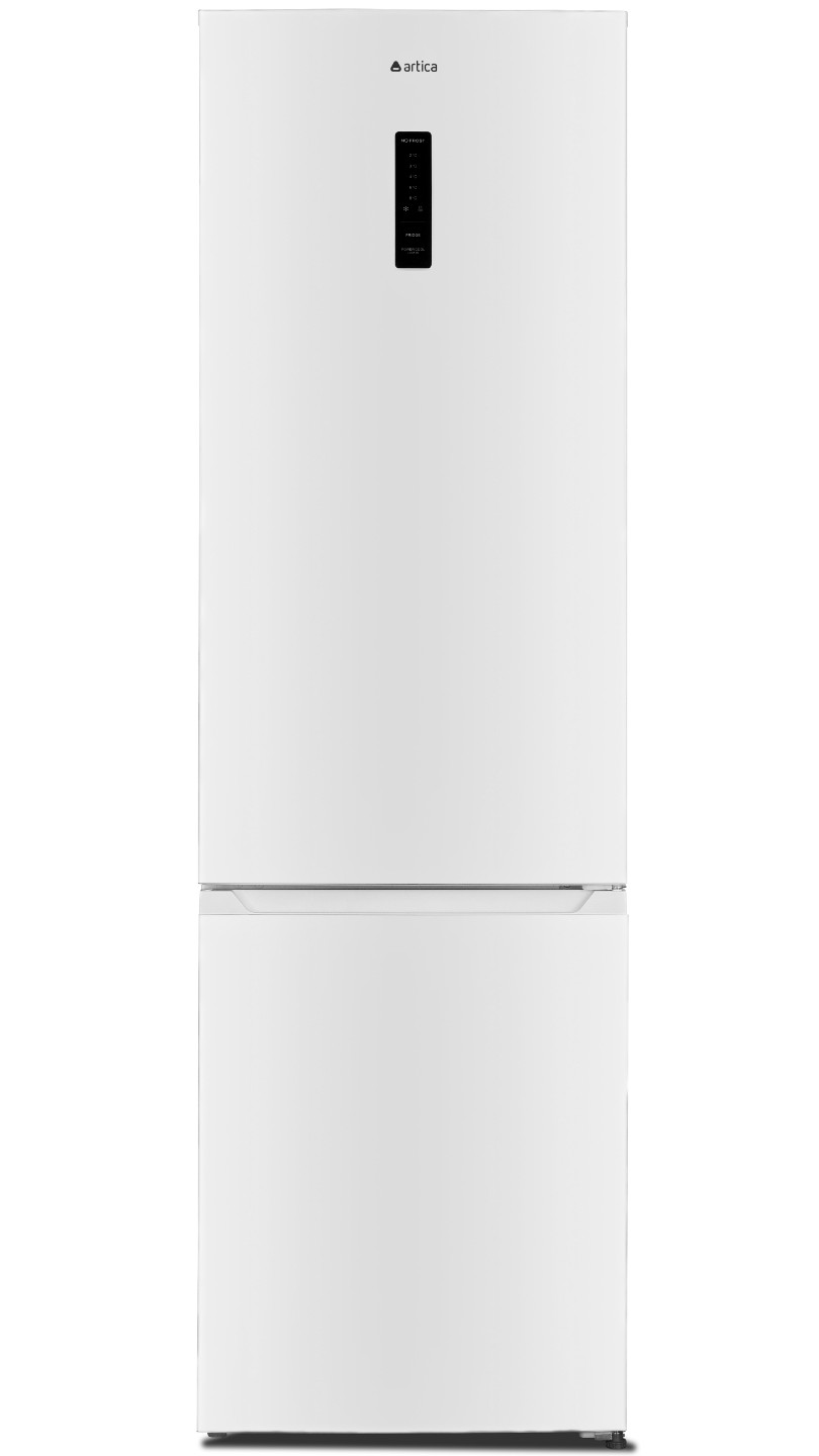 Frigorífico combi Artica COOLTECH201EB, 201 x 60.5 x 60 cm, Total No Frost, clase E, 39 dB, 326 litros, inverter, reversible, LED, blanco