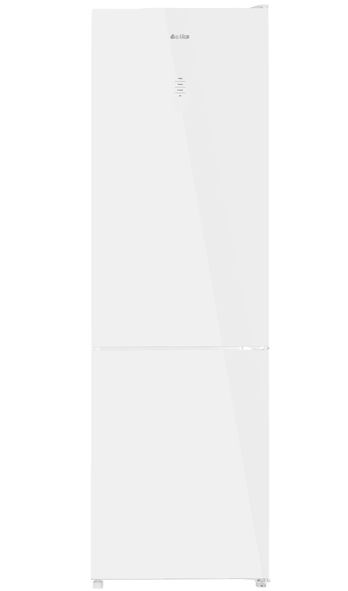 Frigorífico combi Artica COOLTECH200CBG, 200 x 59.5 x 63.5 cm, Total No Frost, clase C, 157 kWh/año, 37 dB, 356 litros, inverter, cristal blanco