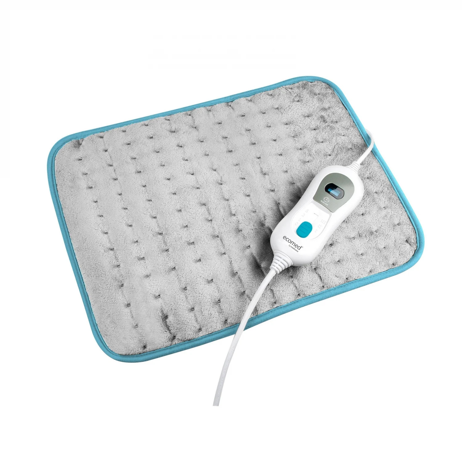 Almohadilla eléctrica Medisana HP 50E, 40 x 30 cm, 100 W, 3 niveles, calentamiento rápido, apagado automático 90 min, lavable, gris