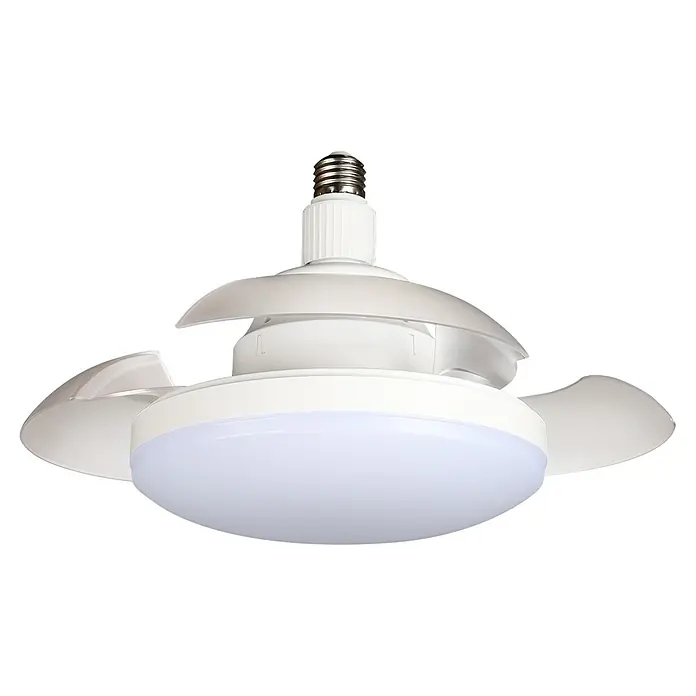 VENTILADOR TECHO CRISTAL VENTY 18W 40 CM BLANCO