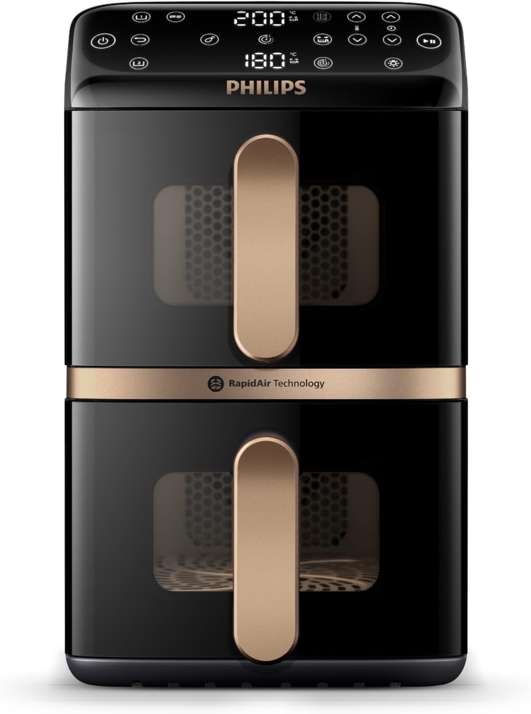 FREIDORA AIRE PHILIPS NA462/70 5+5L VERTICAL