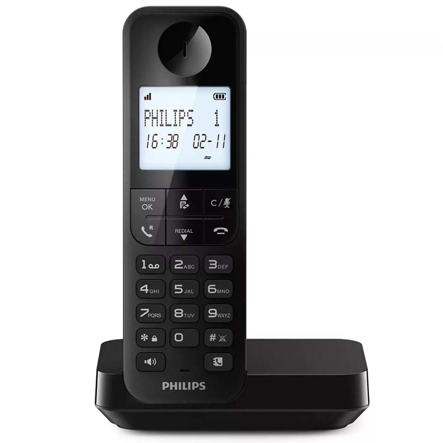 TELEFONO DECT PHILIPS D2701B NEGRO