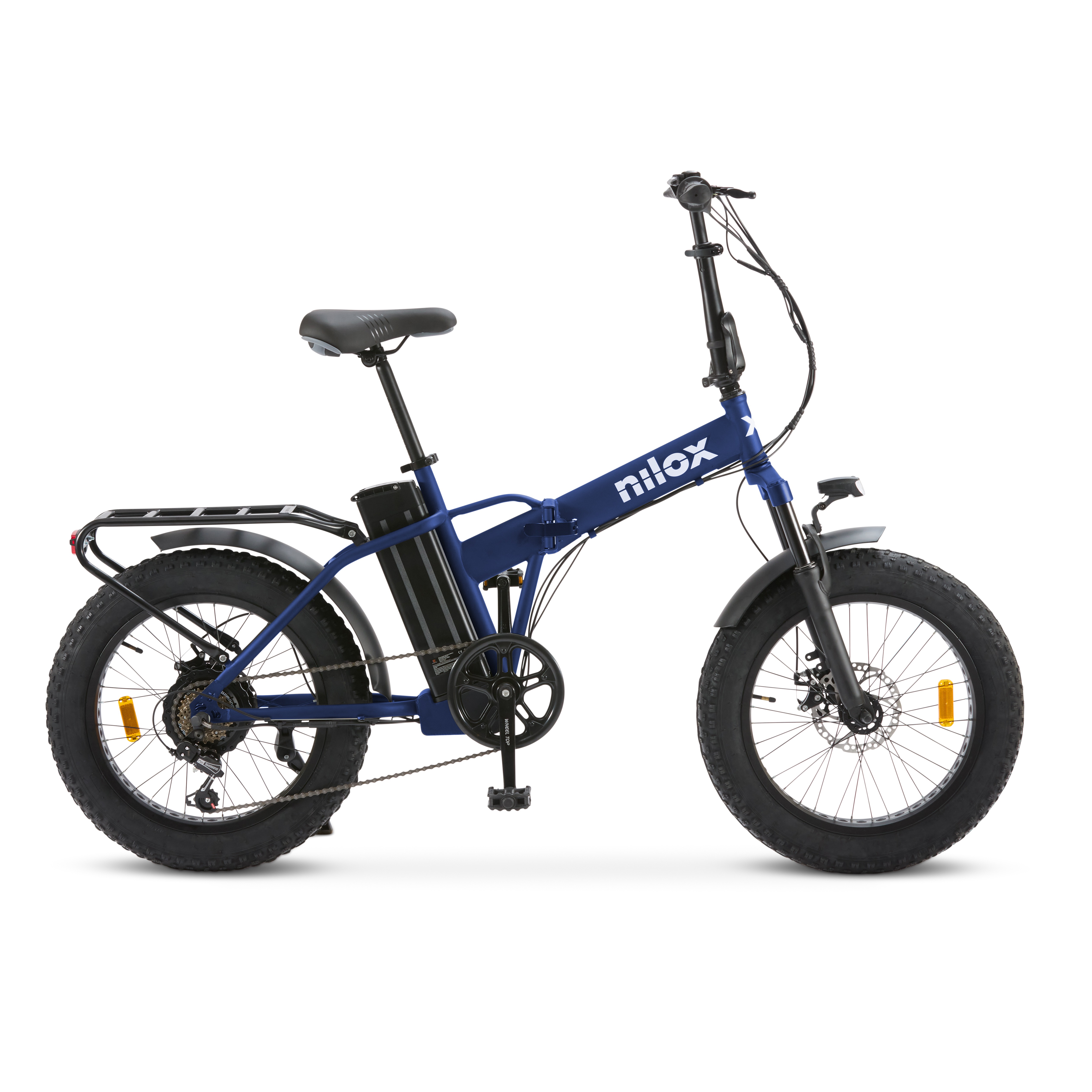 BICICLETA ELECTRICA NILOX X8 PRO 20X4P BLUE METAL