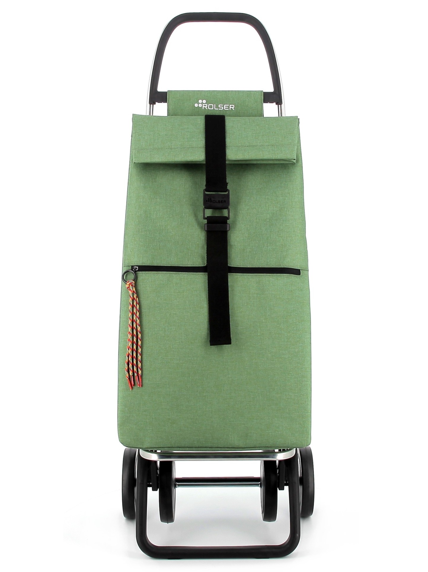 CARRO-COMPRA ROLSER BIG013 BIG TWEED 4 VERDE