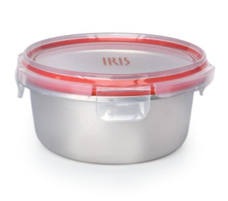 Fiambrera Iris 8575-I, 750 ml, apto microondas y AirFryer, inox