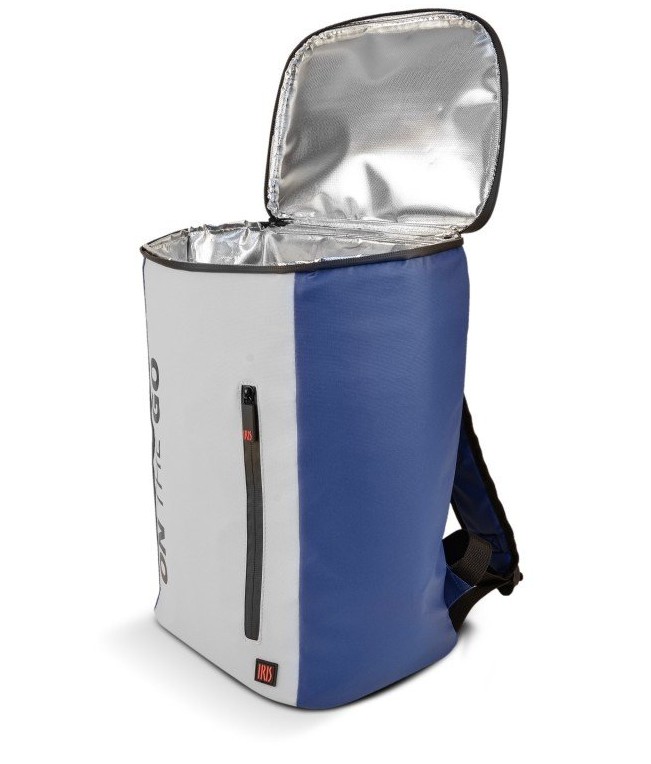 Nevera portátil Iris 9232-TB, 24 litros, mochila azul