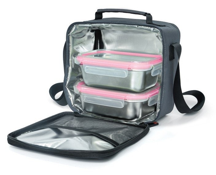 Bolsa térmica Iris 9283-TX, 2 contenedores, 0.7 litros