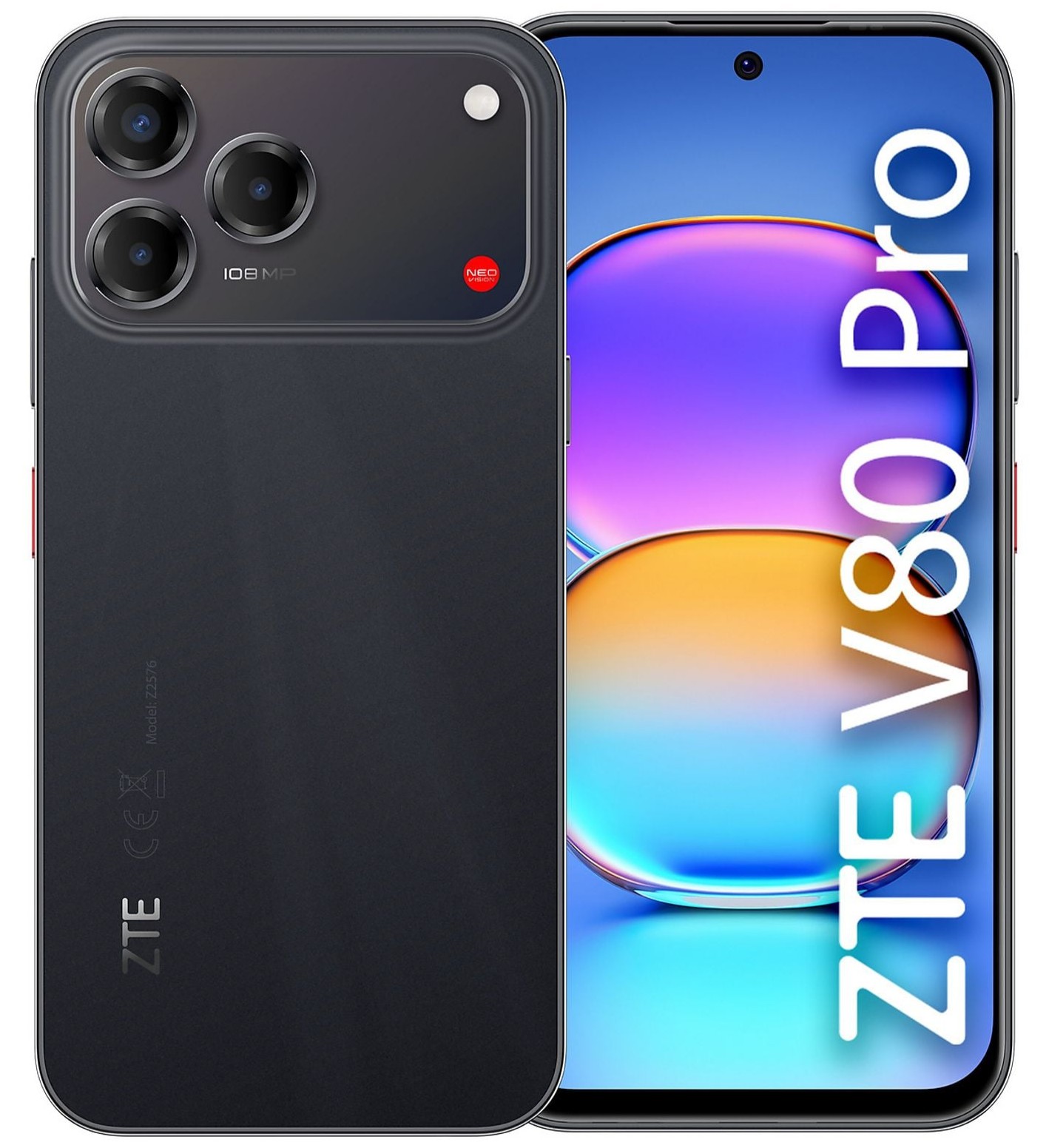 SMARTPHONE ZTE V80 PRO 8/256 6,75" FEATHER BLACK