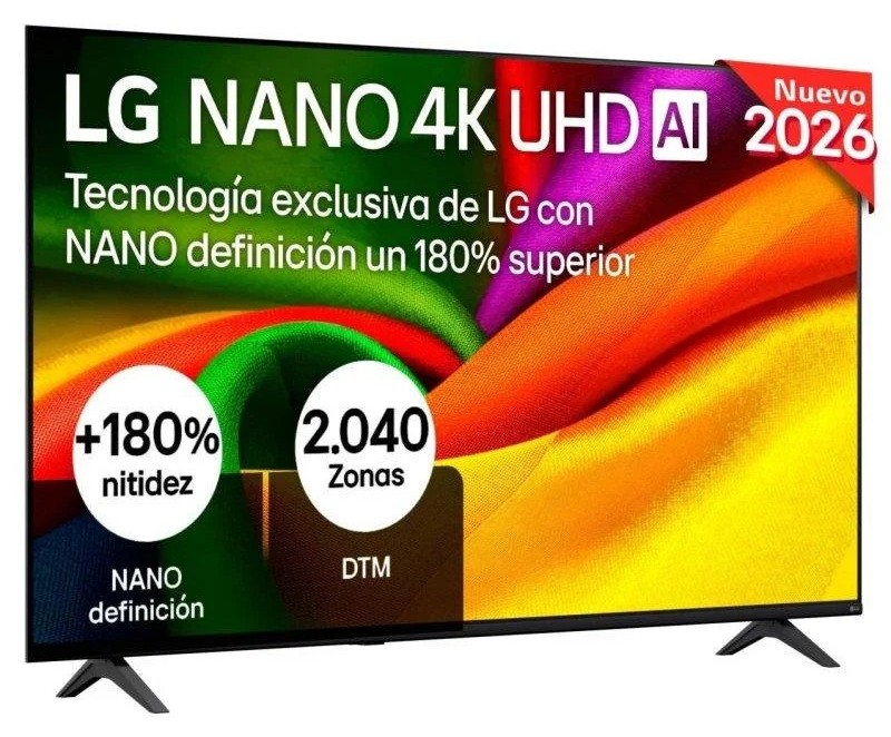 TV LG 55" 55NU8E0B3LA UHD NANO A7 WEBOS26 HDR10PRO