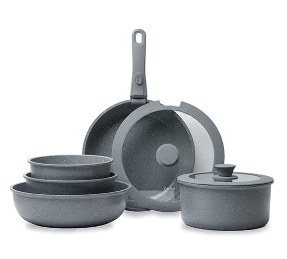 BATERIA COCINA CASTEY 8PZ CERAMIC ECO GRIS