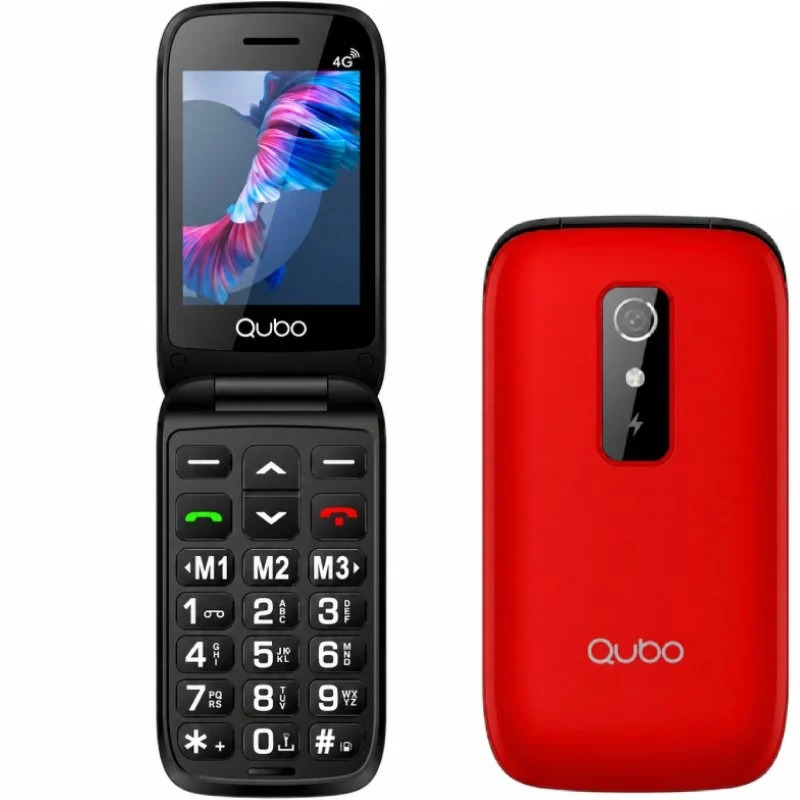 SENIORPHONE QUBO P-220RD 4G 2,88"