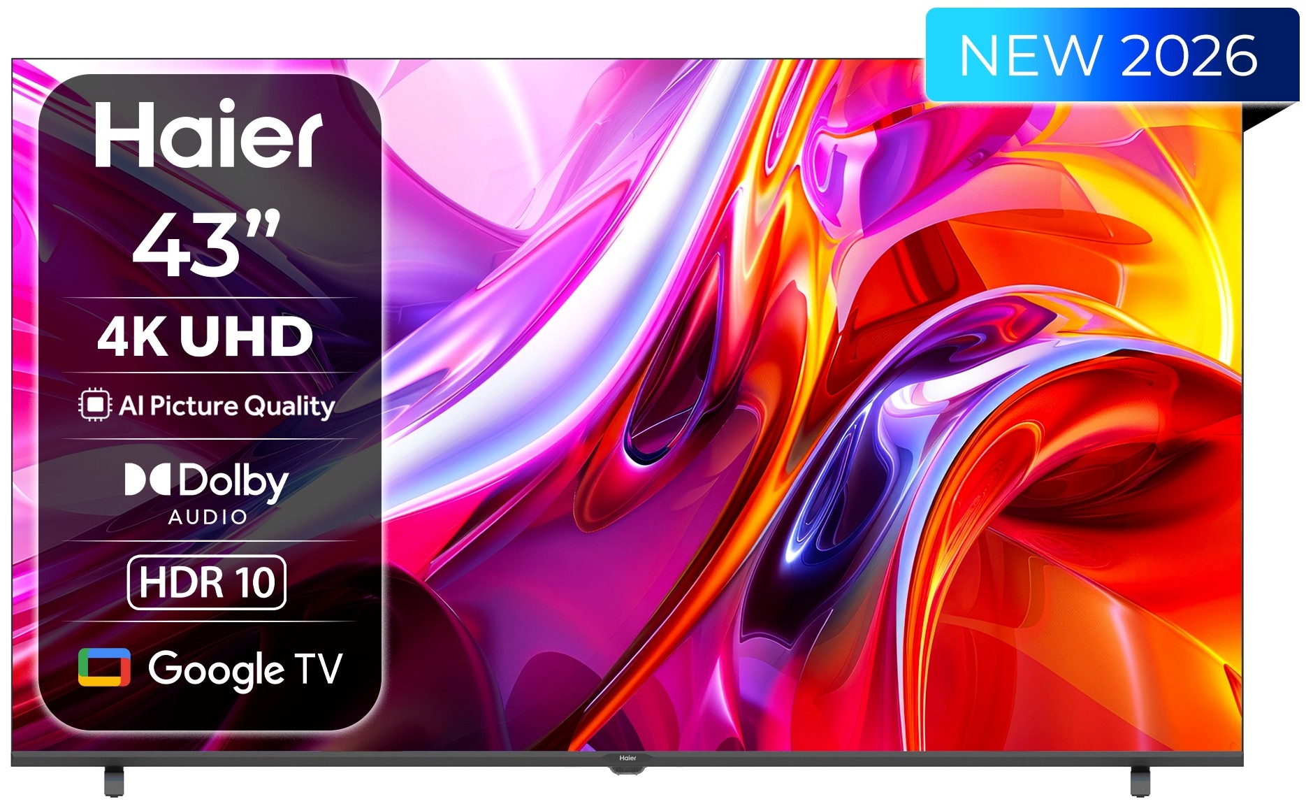 TV HAIER 43" H43K85GUX UHD GOOGLETV DOLBY AUDIO