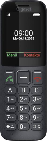 SENIORPHONE GIGASET CONFORT 600 SIM 4G 2,4" BLACK
