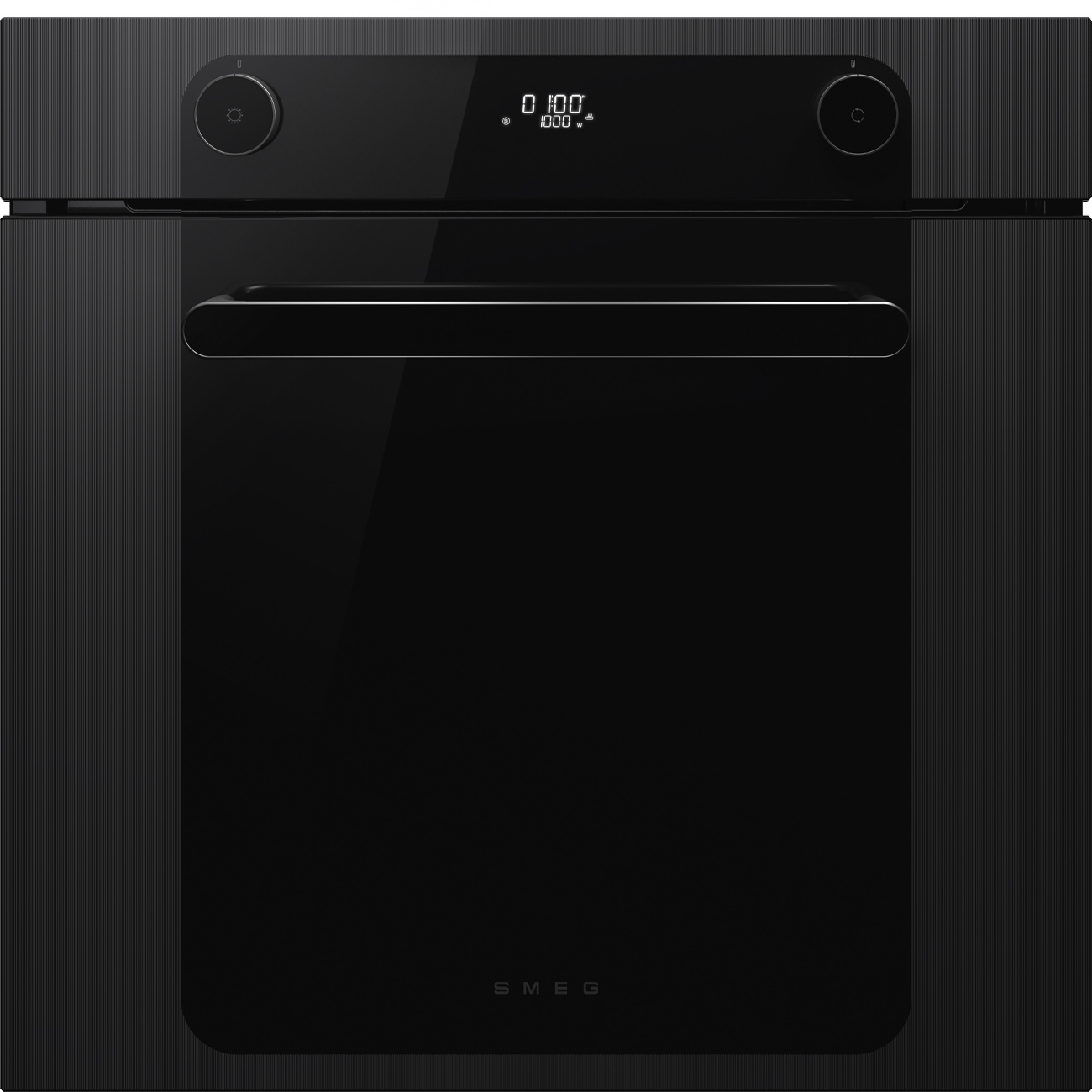 Horno pirolítico Smeg SFP6201TB Musa, 70 litros, 60 cm, CompactScreen LCD, 4 cristales, precalentamiento rápido, esmalte Ever Clean, clase A+, negro