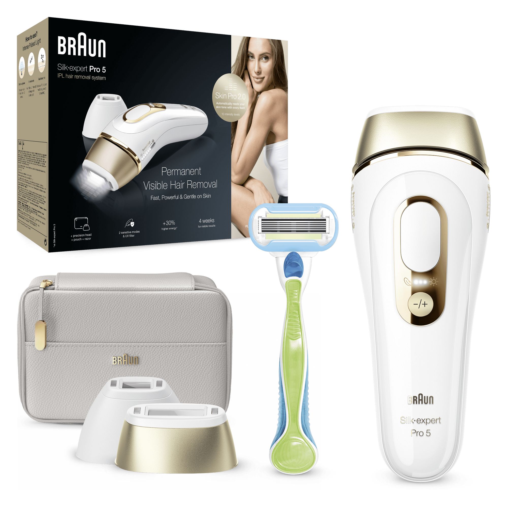 DEPIL. BRAUN PL5154 WHT/GOLD BOX