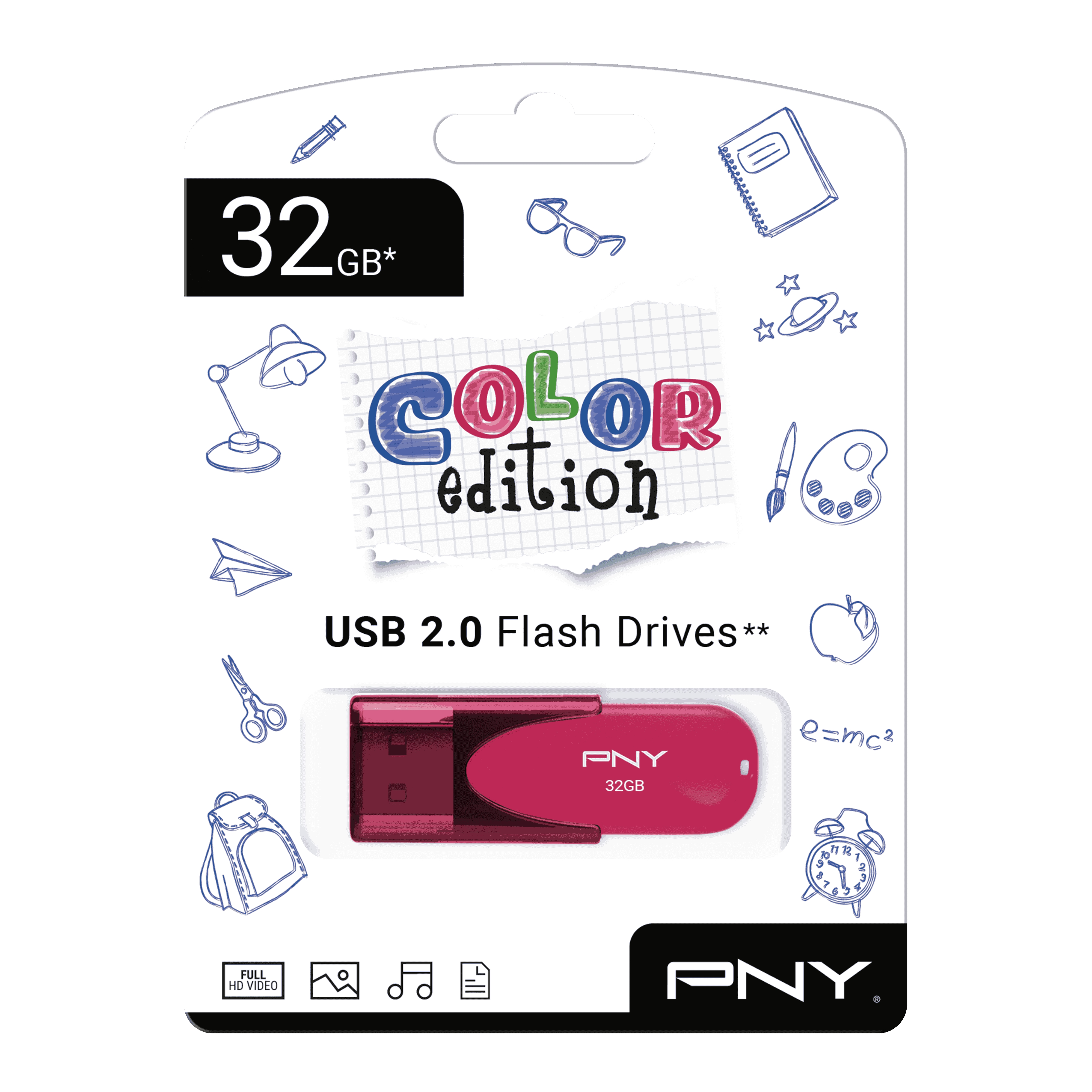MEMORIA USB PNY 32GB EDICION ROSA USB 2.0