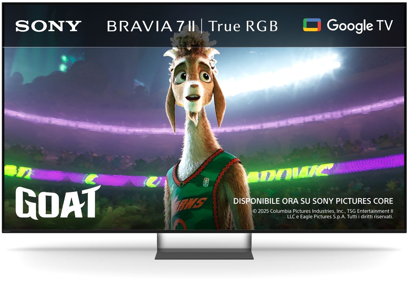 Televisor RGB LED Sony K75XR75M2PB 75 pulgadas, 4K, 120 Hz, Dolby Vision, Google TV, negro