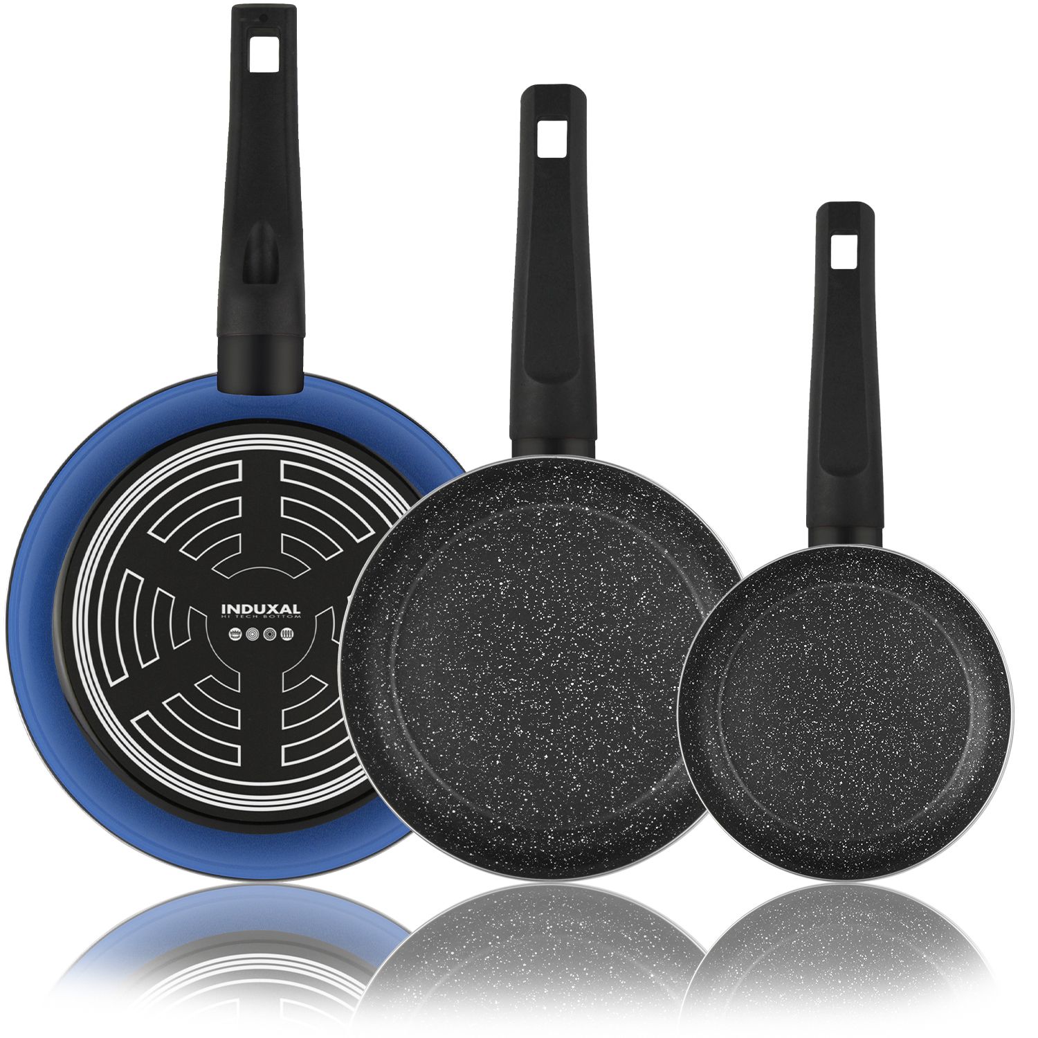 LOTE SARTENES MAGEFESA VITREX ETAU BLUE 18-22-26CM