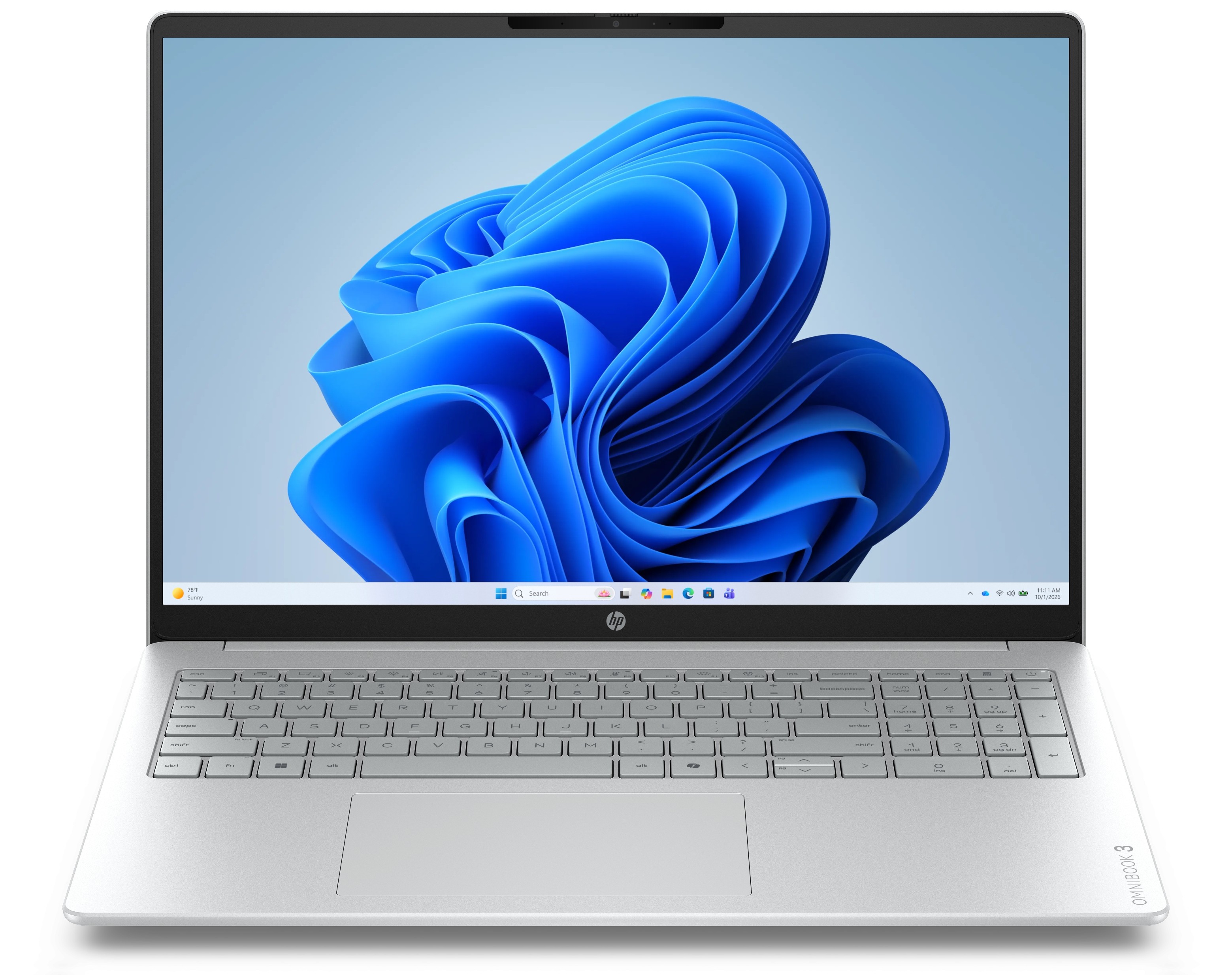 Portátil HP OmniBook 3 16-bu0087ns, Intel Core 7 150U, 8 GB RAM, 512 GB SSD, 16 pulgadas, 2K, Windows 11 Home