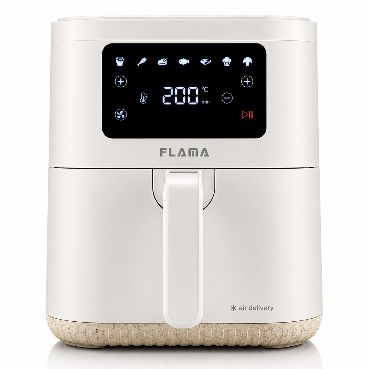 FREIDORA AIRE FLAMA 651FL 2000W 6L DIG.SLIM PEARL
