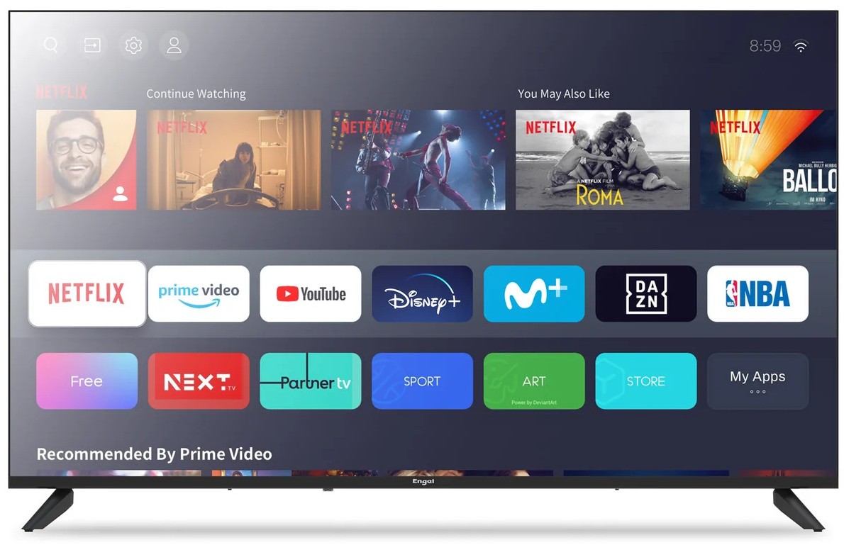 TV ENGEL 55" LE5588SM UHD SMART TV HOTEL