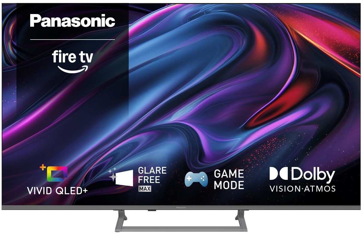 Televisor QLED Panasonic TV-65W83CE6S 65 pulgadas, 4K, 60 Hz, Dolby Vision, Fire TV, plateado