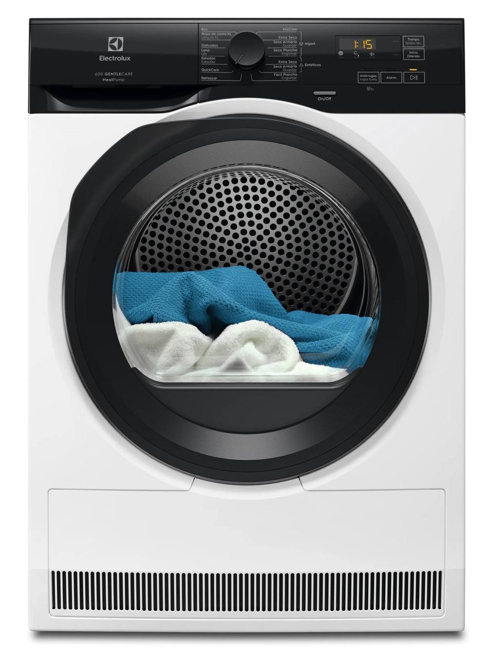 Secadora con bomba de calor Electrolux EDE688CBBO, 8 kg, clase C, 102 kWh/100 ciclos, 66 dB, GentleCare, QuickCare, MixCare, blanco