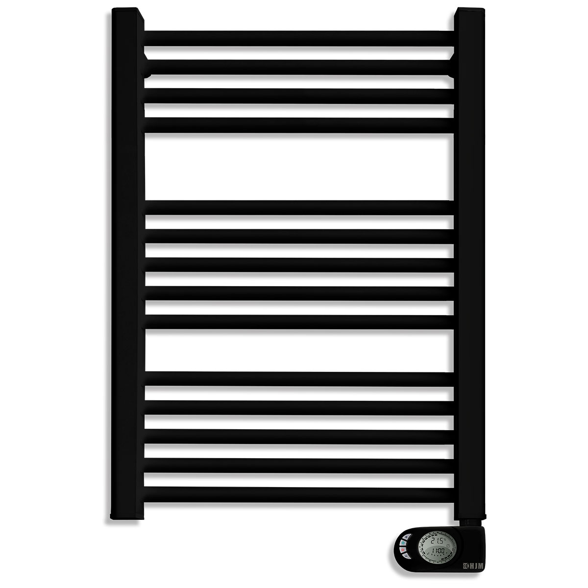 TOALLERO HJM NOOR 500 500W PROGRAMABLE NEGRO MATE