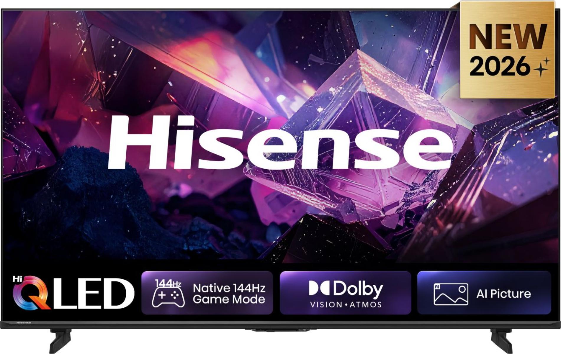 Televisor QLED Hisense 85E7S PRO 85 pulgadas, 4K, 144 Hz, Dolby Vision, HomeOS, gris carbón