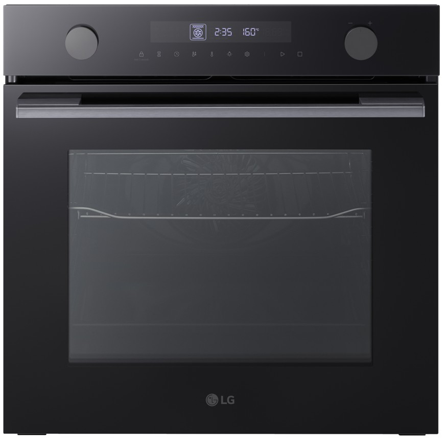 Horno multifunción LG WS5D7210G, 72 litros, 12 modos, Air Fry, Aqua-Clean, modo pizza, guías telescópicas, display LED táctil, clase A, inox