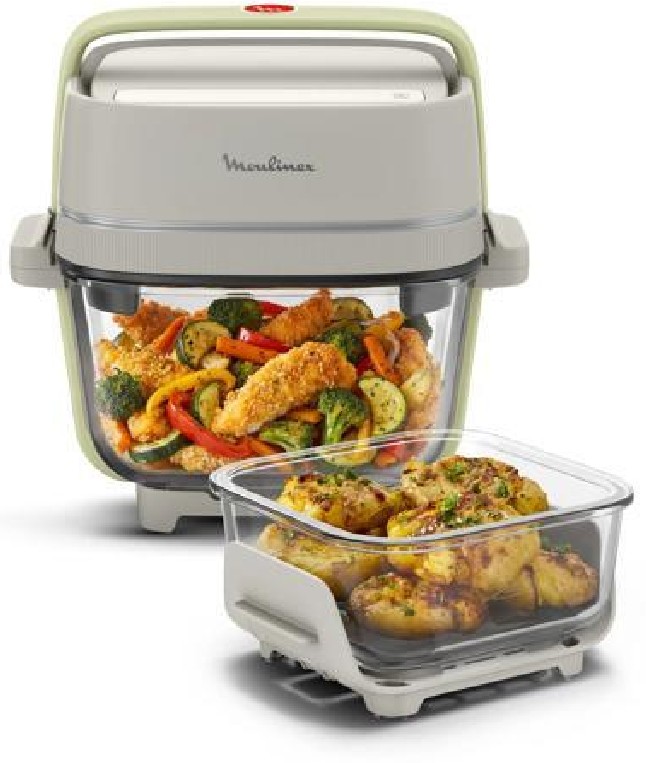 FREIDORA AIRE MOULINEX FY701A 1,4+3,8L 1850W PORTA