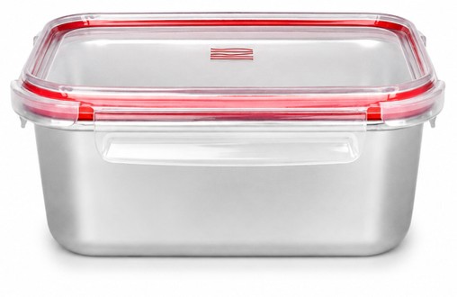 Fiambrera Iris 8564-I, 1.800 ml, recipiente para alimentos, apta para microondas