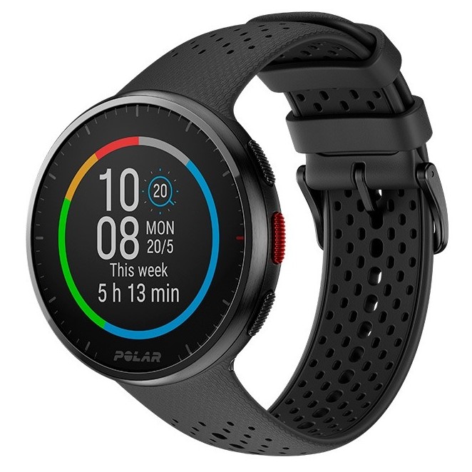 Polar - relojes deportivos GPS 18 Reloj Smartwatch Polar PACER PRO GRY/BLK S-L